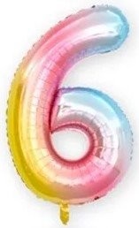 Ballonnen cijfers rainbow6