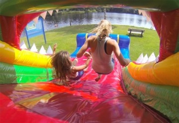 Springkussen Krokodil