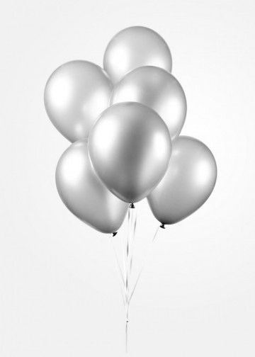 Trosje metallic zilver