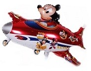 Vliegtuig ballon rood1